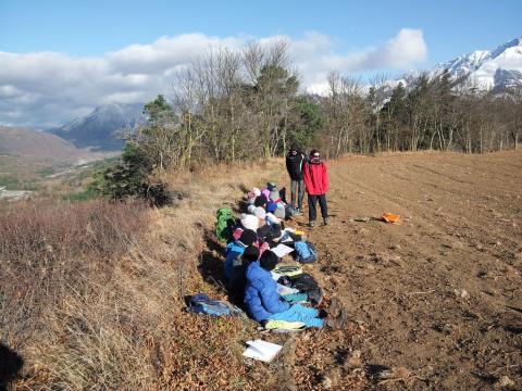 Évolution des paysages avec l'école de Chauffayer, ©Caroline Devallière Évolution des paysages avec l'école de Chauffayer, ©Caroline Devallière