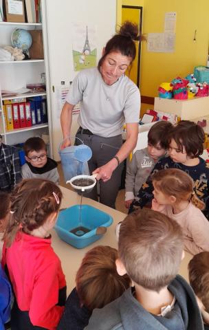 Animation scolaire à Châteauroux-les-Alpes