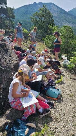 Animation scolaire à Châteauroux-les-Alpes