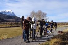 Des groupes d'observateurs volontaires pour le comptage des oiseaux d'eaux - janvier 2015 - Savinois © Geffrin Jean-Marie