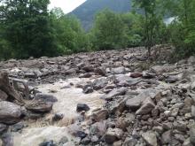 Crue du torrent des Drayes © Bernard Nicollet - Parc national des Ecrins