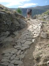 Travaux au Saut du Laire - 2015 - © S.D'Houwt - Parc national des Ecrins