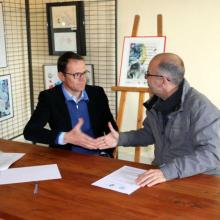 Signature convention PNE/EDSB - décembre 2016 -© Parc national des Écrins