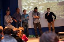 Première projection du Film "Les îles du ciel" -  Inauguration exposition Les îles du ciel - 6 octobre 2017 - muséum de Grenoble - © P.Saulay - Parc national des Ecrins