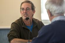 Daniel Thonon, représentant des associations de protection de la nature - Conseil d'administration - Parc national des Ecrins - 27 nov 2017 © P.Saulay - Parc national des Ecrins