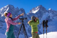 Rachel Bourg, accompagnatrice en montagne © Bertrand Bodin - PNE