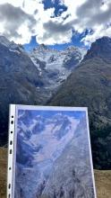 Comparatif photo de 1978 -  Eline Chalet - Parc national des Ecrins