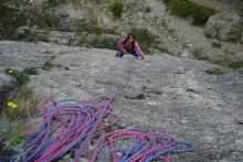 Escalade à Ailefroide © M.G. Nicolas.