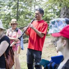 Sortie handinature à Crots © Compagnie Hayos