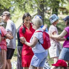 Sortie handinature à Crots © Compagnie Hayos