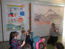 intervention pédagogique - école de Pelvoux - 2014-2015 - Parc national des Ecrins