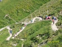 Jour 2 sortie refuge alpe de villar d'arène - école savines - juin 2015