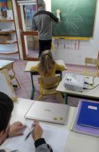 Intervention pédagogique à l'école du Freney-d'Oisans