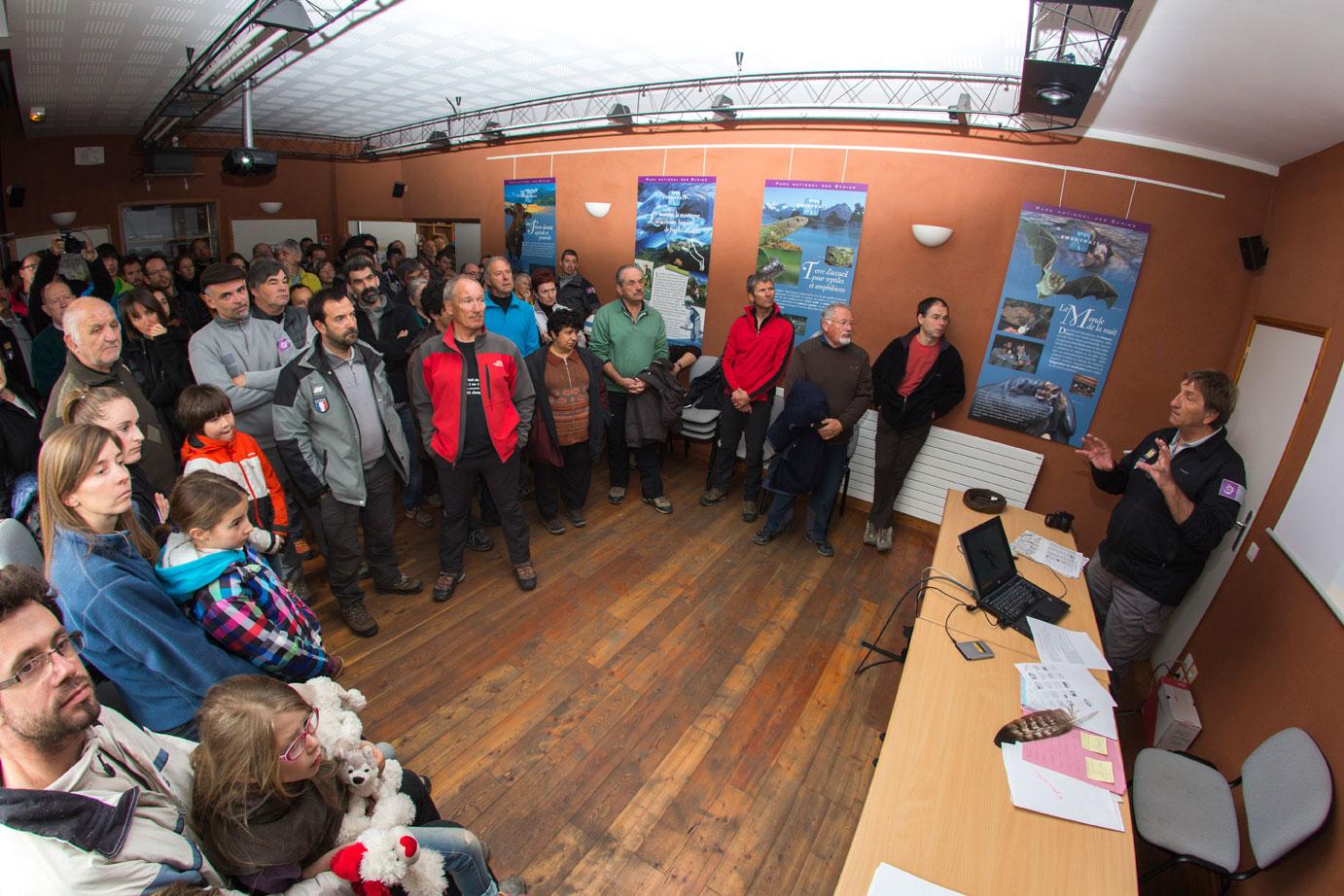 Comptage aigles royaux mars 2015 - © Pascal Saulay - Parc national des Ecrins