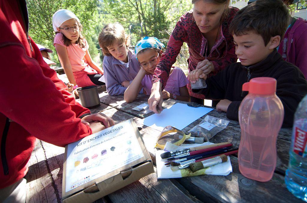 Animation enfants -Parc national des Ecrins - © PIerre Masclaux