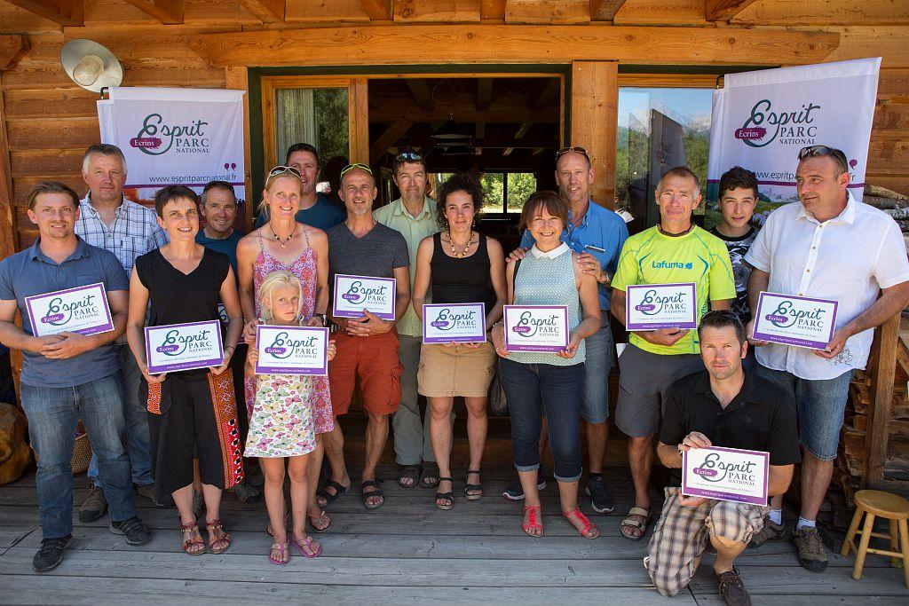 Lancement marque Esprit parc national dans les Ecrins - 9 juillet 2015 - © P.Saulay - Parc national des Ecrins