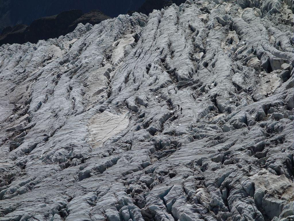 Alpinisme - Crevasses glacier Blanc © T.Maillet - Parc national des Ecrins