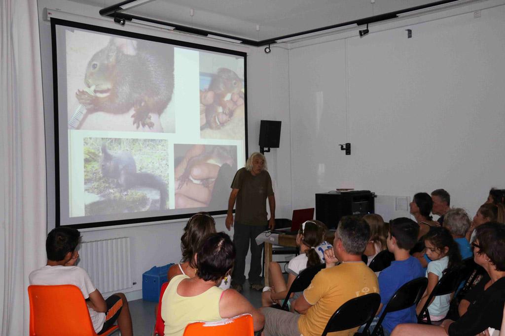 Conférence Michel Phisel - centre de soins - Le Casset - été 2016 - photo Parc national des Ecrins