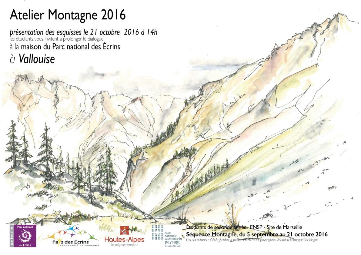 ENSP atelier montagne en Vallouise - octobre 2016