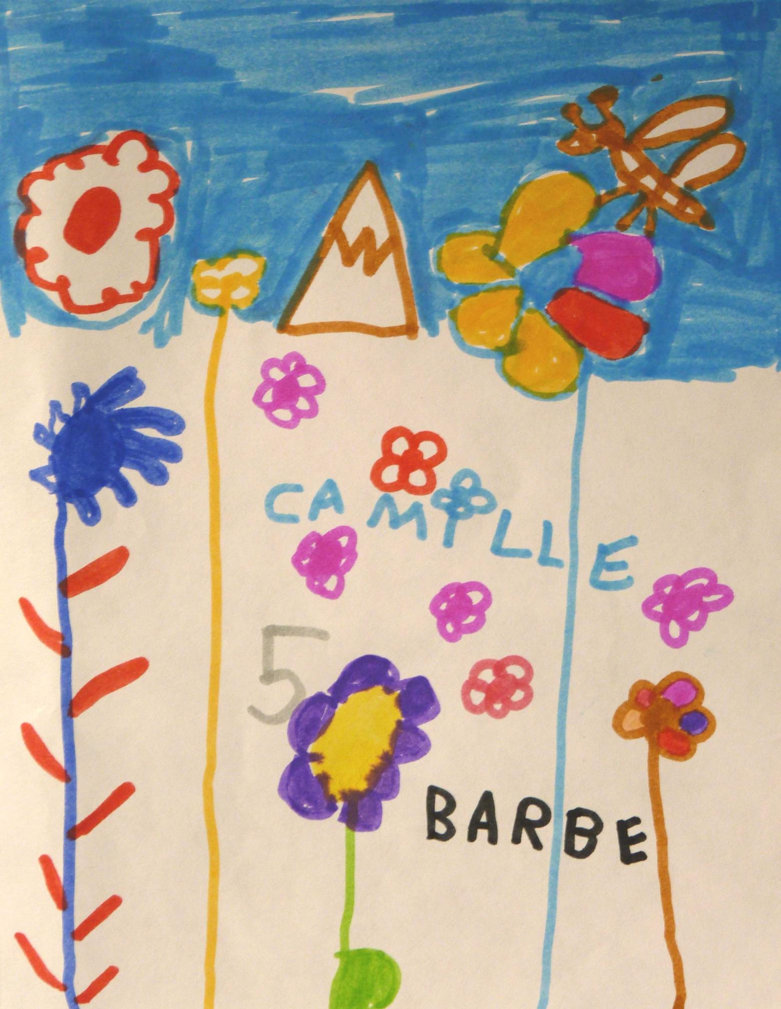 3eme prix 4/6 ans -Concours de dessin Briançon 2016 © Parc national des Écrins