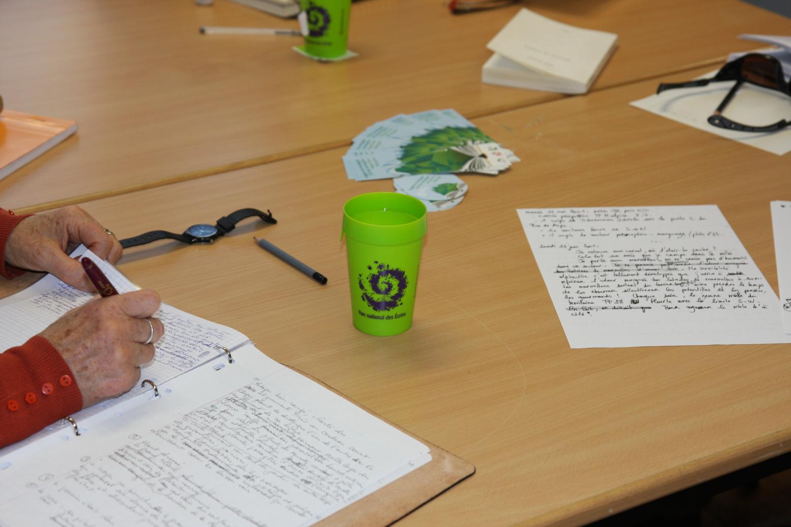 Atelier d'écriture « Lire les montagnes 2016 » - C.Bazoge,  Parc national des Ecrins 2016