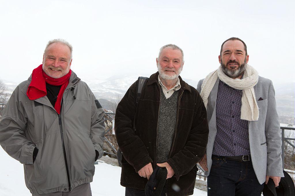 Hervé Cortot, Lucien Tron, Richard Bonet, 3 responsables du service scientifique - © P-Saulay- Parc national des Ecrins