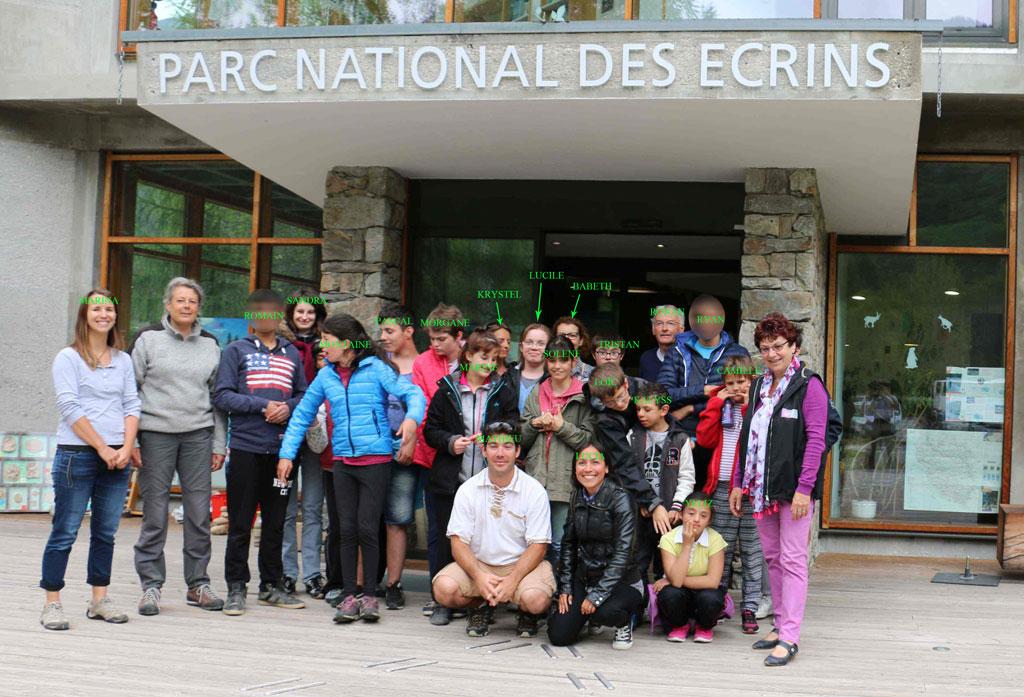 projet art et nature avec l'IME du Briançonnais - juin 2017 - avec le Parc national des Ecrins