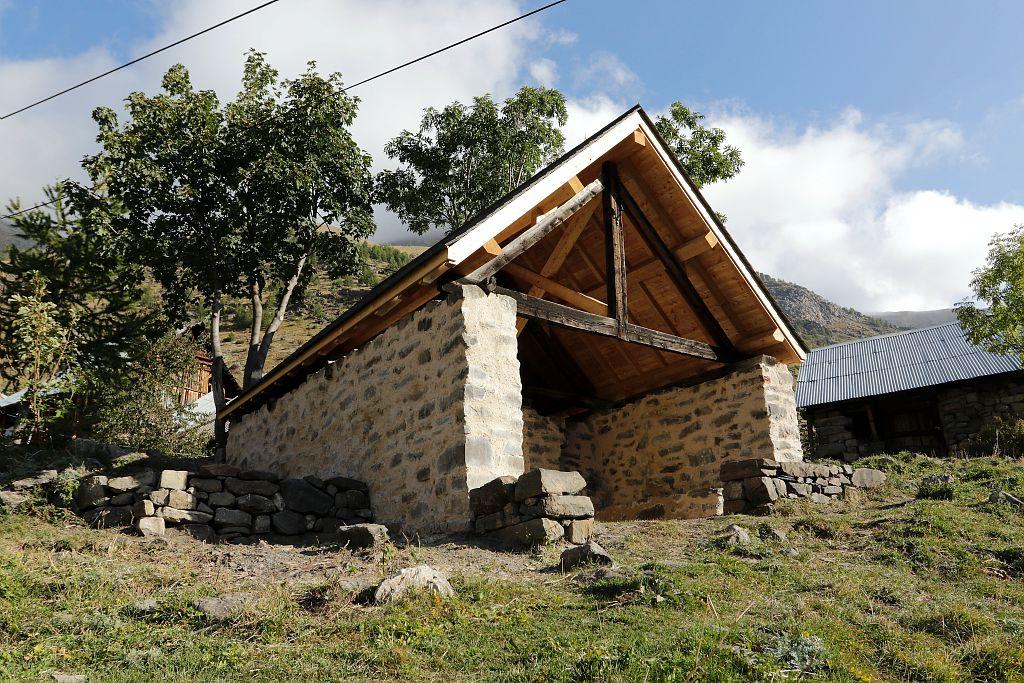 Four Dormillouse - travaux terminé été 2017 © Jean-Philippe Telmon - Parc national des Écrins