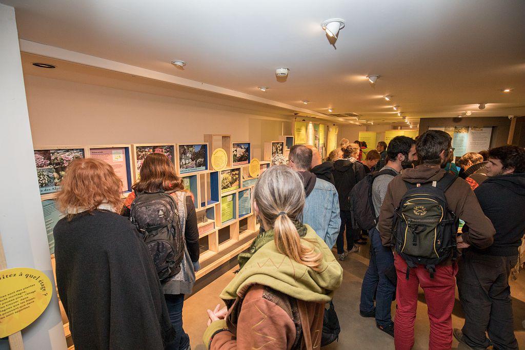 Inauguration exposition Les îles du ciel - 6 octobre 2017 - muséum de Grenoble - © P.Saulay - Parc national des Ecrins