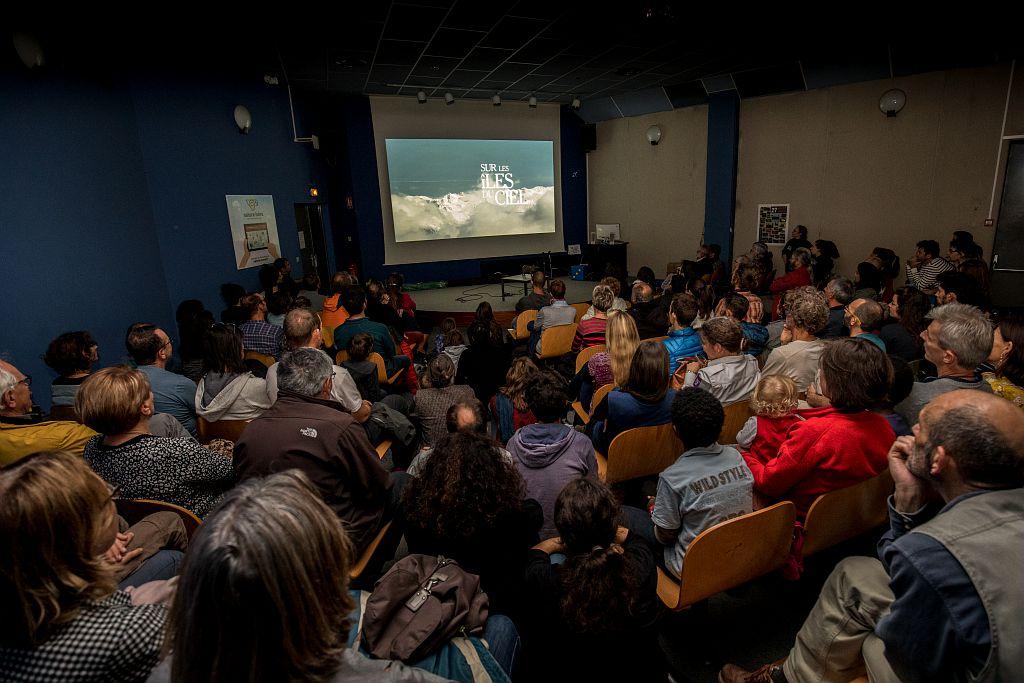 Première projection du Film "Les îles du ciel" -  Inauguration exposition Les îles du ciel - 6 octobre 2017 - muséum de Grenoble - © P.Saulay - Parc national des Ecrins