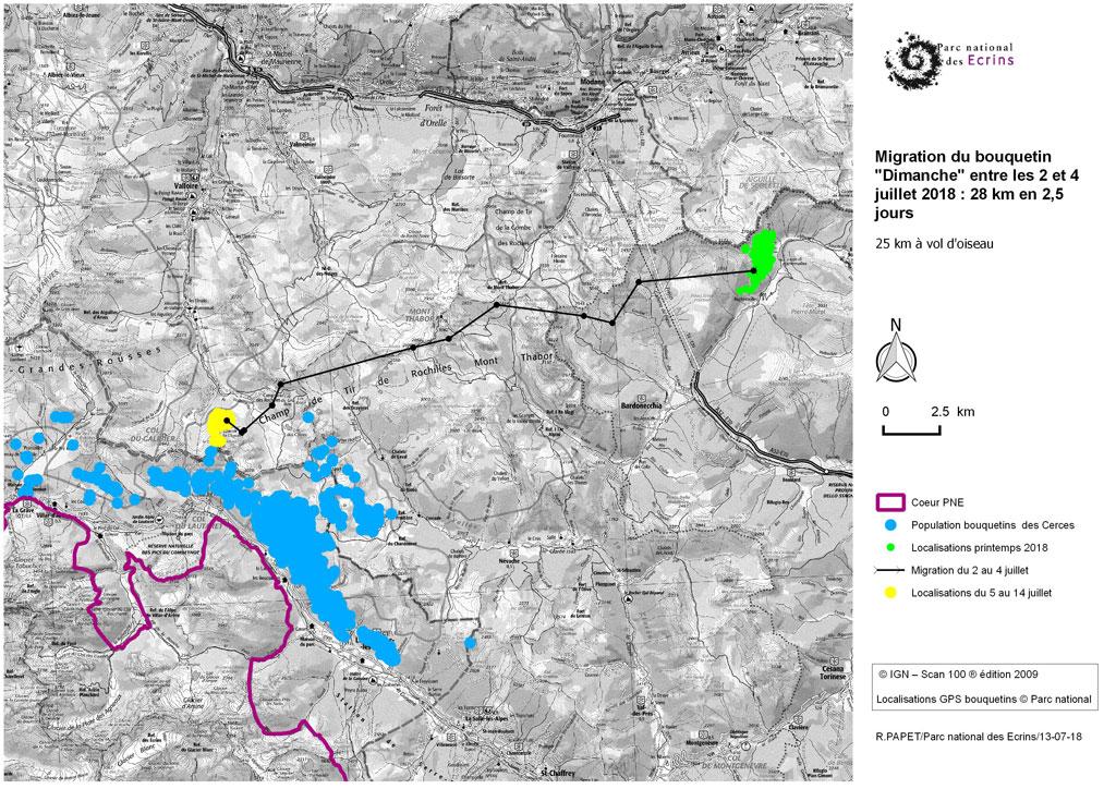 Migration Dimanche 2018 © Parc national des Écrins