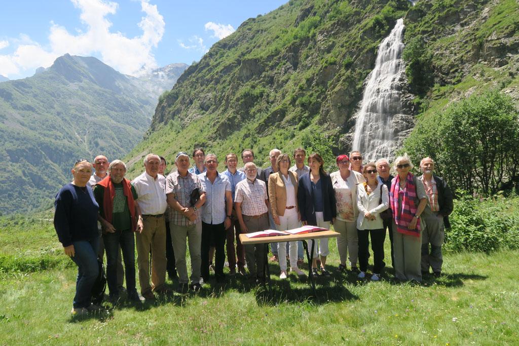 Conseil d'administration à Gioberney - 10 juillet 2019 - photo C.Calvet - Parc national des Écrins