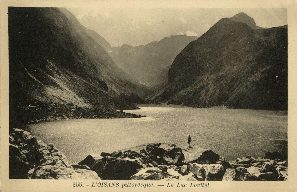Carte postale ancienne du lac Lauvitel