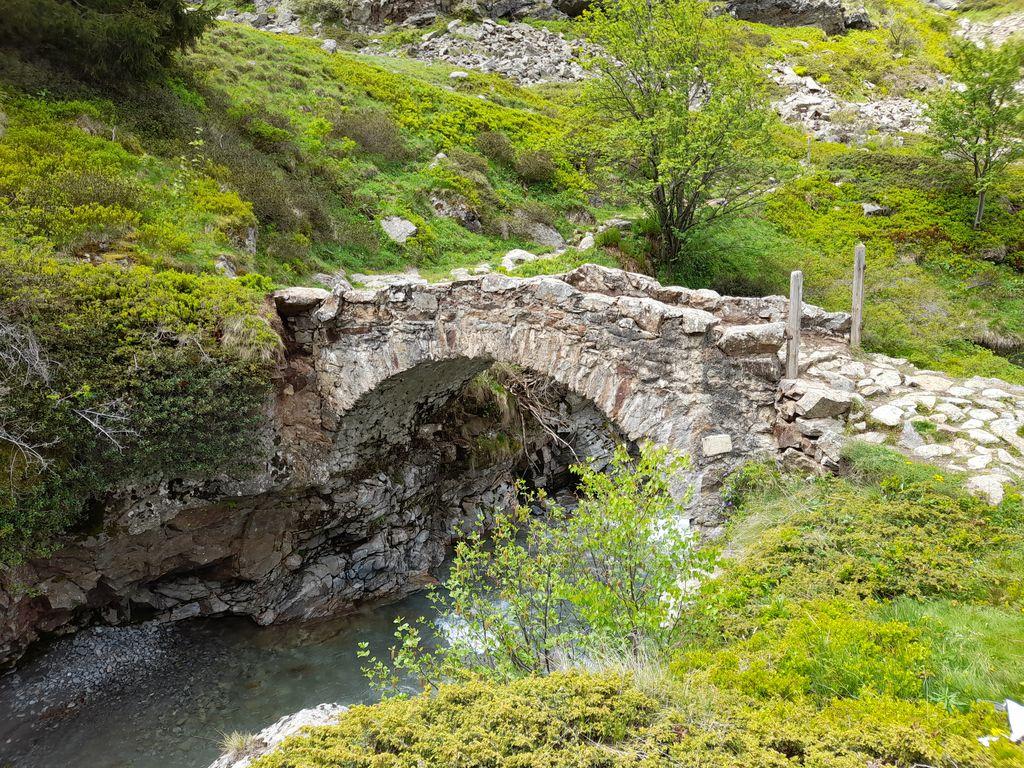 Le petit pont de pierre de la Lavey © P. Bouvet - PNE
