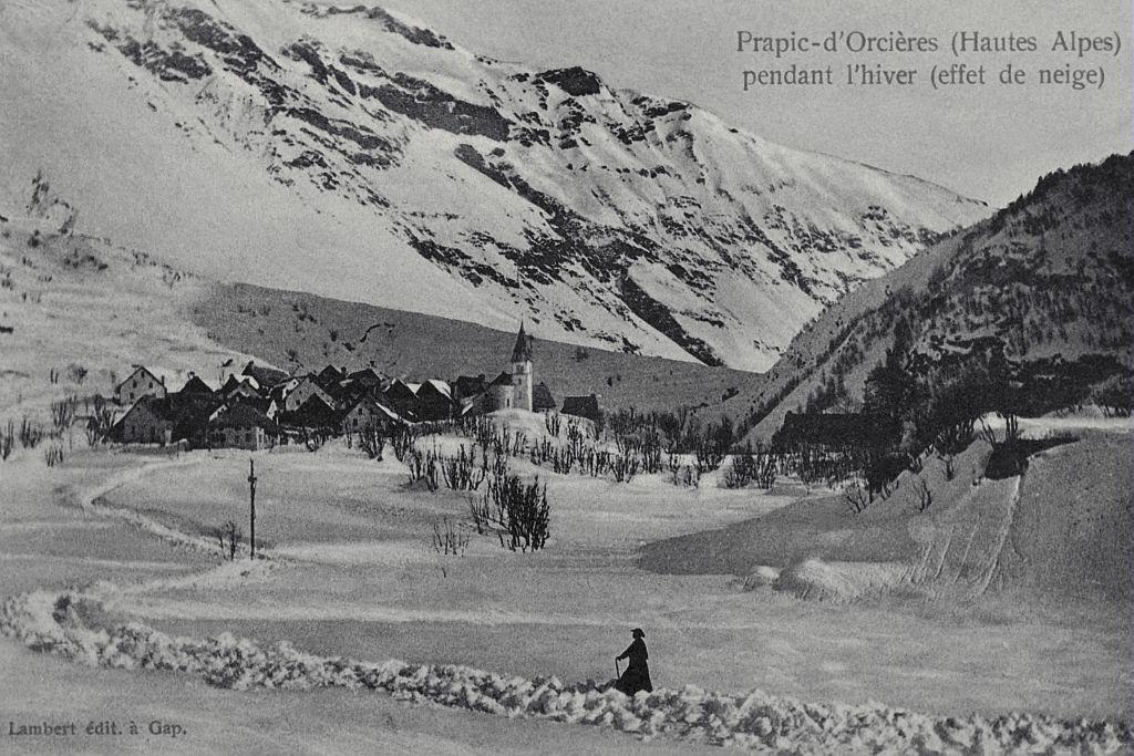 Prapic-d'Orcières (Hautes Alpes) pendant l'hiver © L. Tron (collection)
