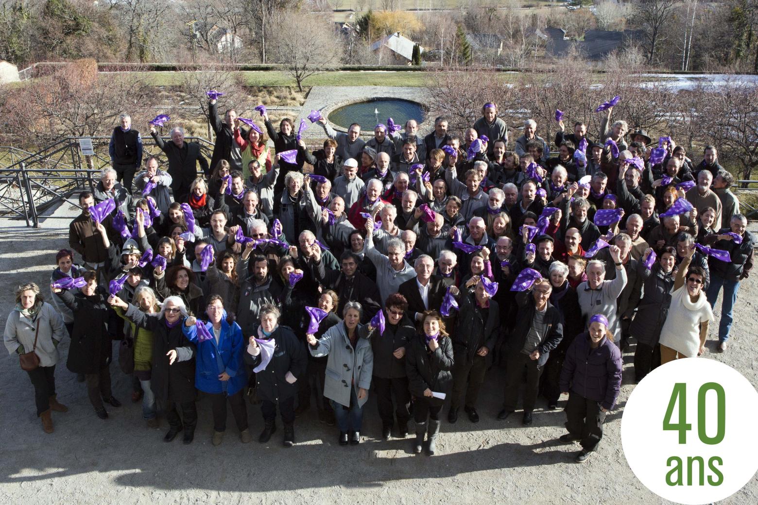 Les 40 ans du Parc national à Charance en janvier 2013 © P. Saulay - PNE