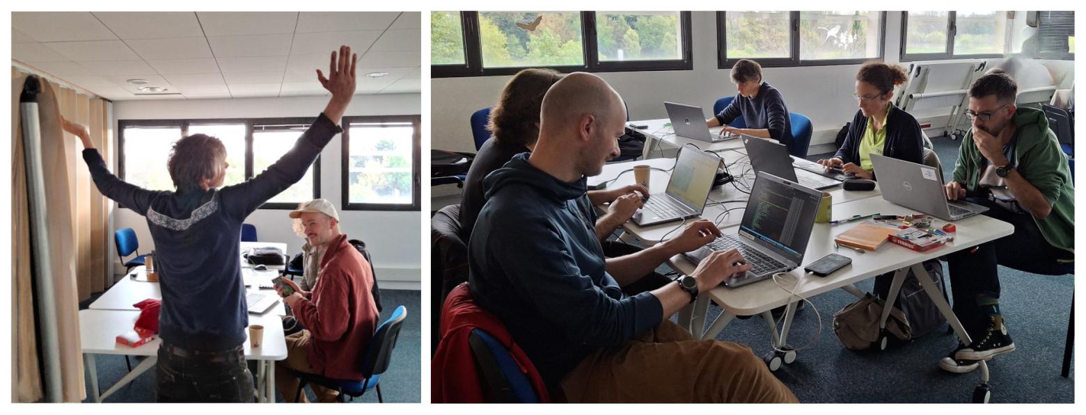 Développeurs de BAM (Photo par Camille Monchicourt - PNE)