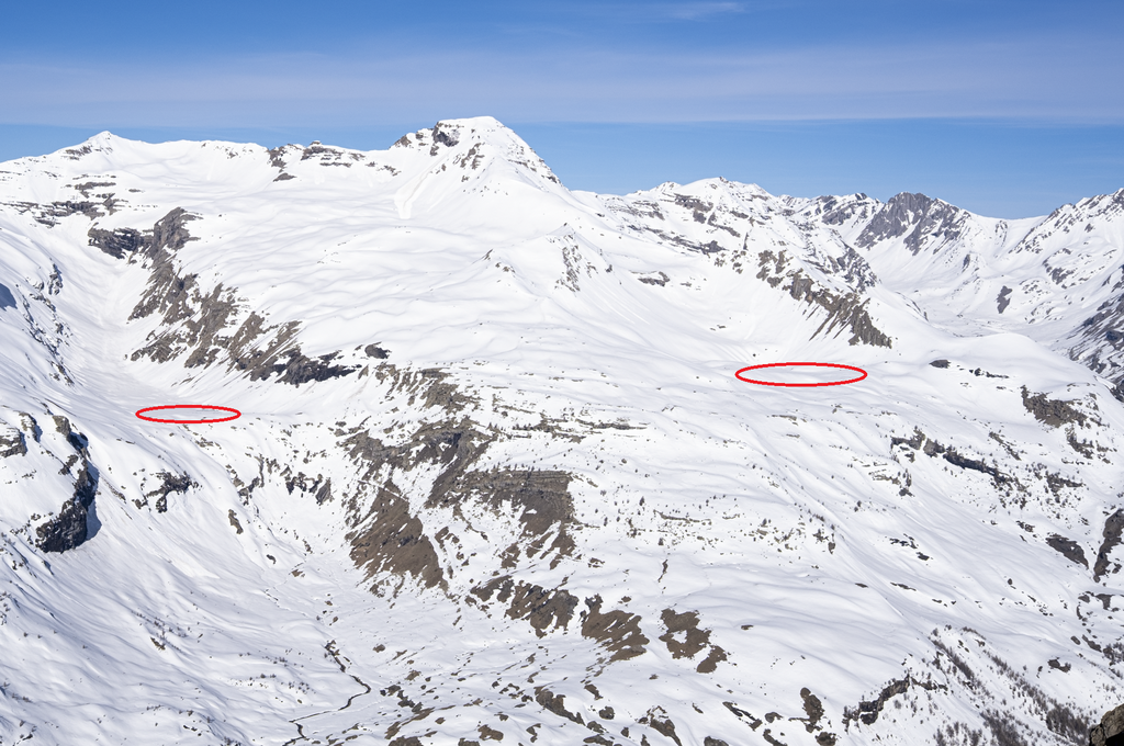 Paysage de montagne enneigé