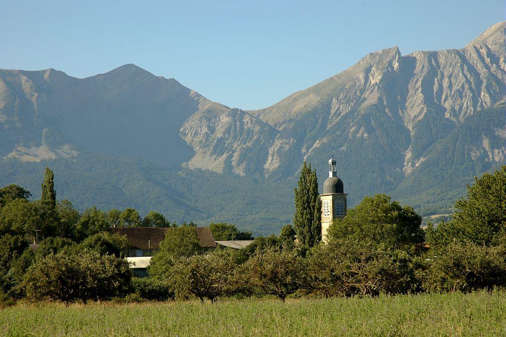 Le village de Saint-Eusèbe ©Dominique Vincent - Parc national des Ecrins