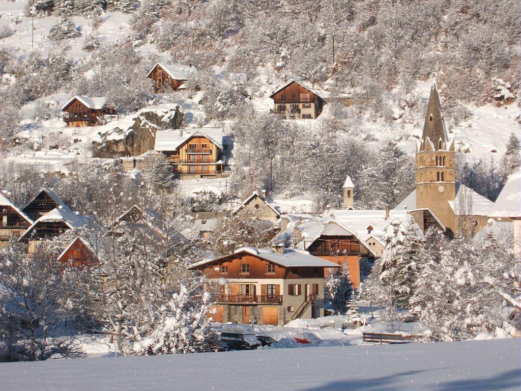 Vallouise sous la neige ©Thierry Maillet - Parc national des Ecrins
