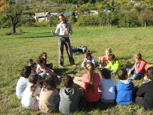 Jeunes découvreurs - programme pédagogie Parc national des Ecrins - Ecole de l'Argentière - CE1 - octobre 2014