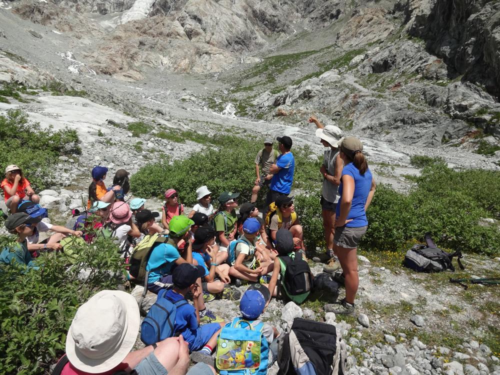 Projet pédagogique paysage - Ecole des Vigneaux - Parc national des Ecrins - juillet 2015