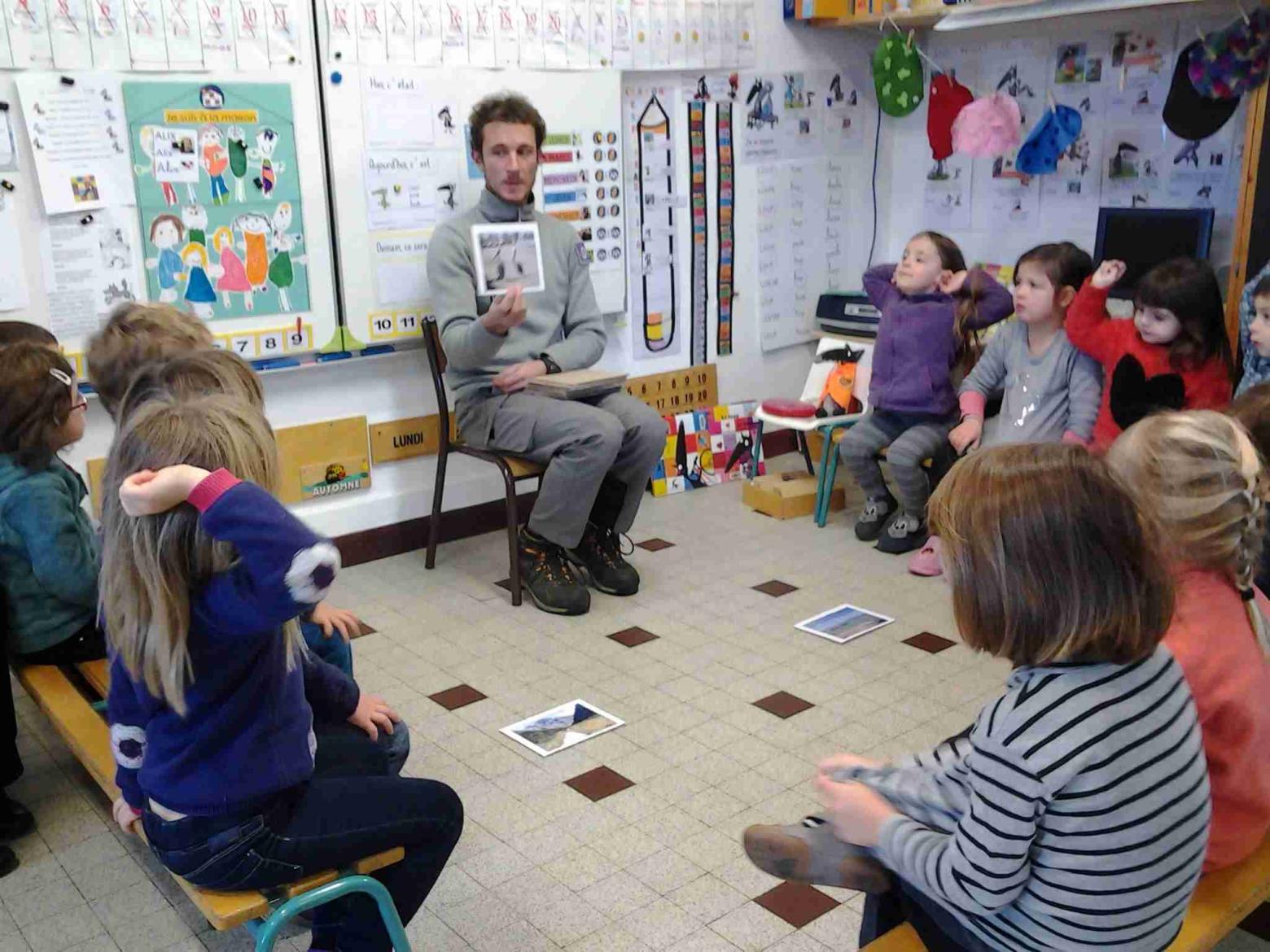 Les animaux de montagne - école de Mizoën - maternelles - avec le Parc national des Ecrins - 2015-2016