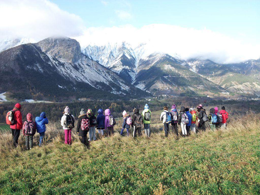 Chauffayer - cycle 3 - Les paysages et la rivière - 2015-2016 avec le Parc national des Ecrins