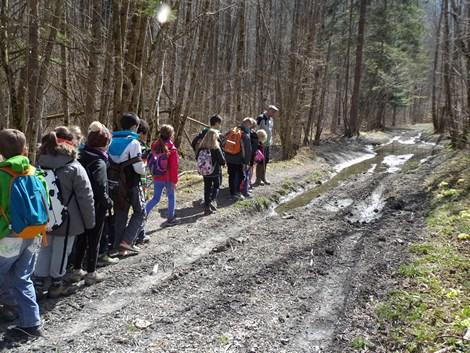 ecole Freney d'oisans - cycle 3 - Parc national des Ecrins - sortie mars 2016 - ENS Bourg d'Oisans