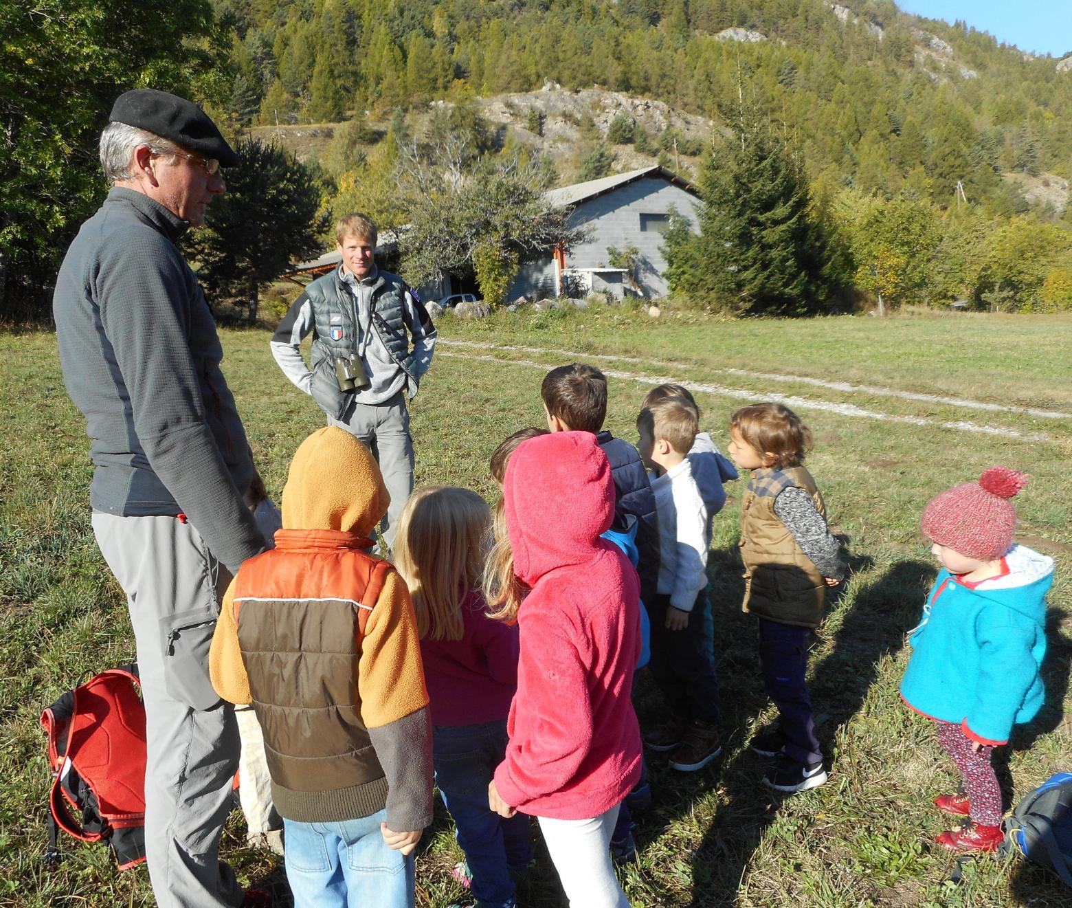 jeunes découvreurs de Champcella - sortie 1 avec le Parc national des Ecrins - octobre 2016