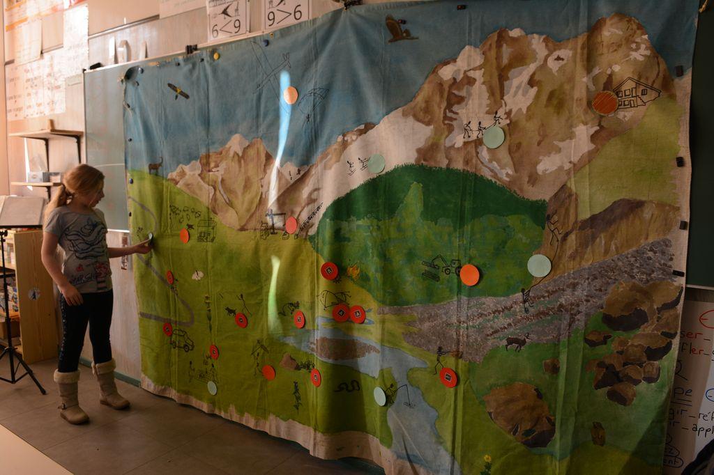 projet pédagogique école de Saint-Bonnet avec le Parc national des Ecrins - 2017