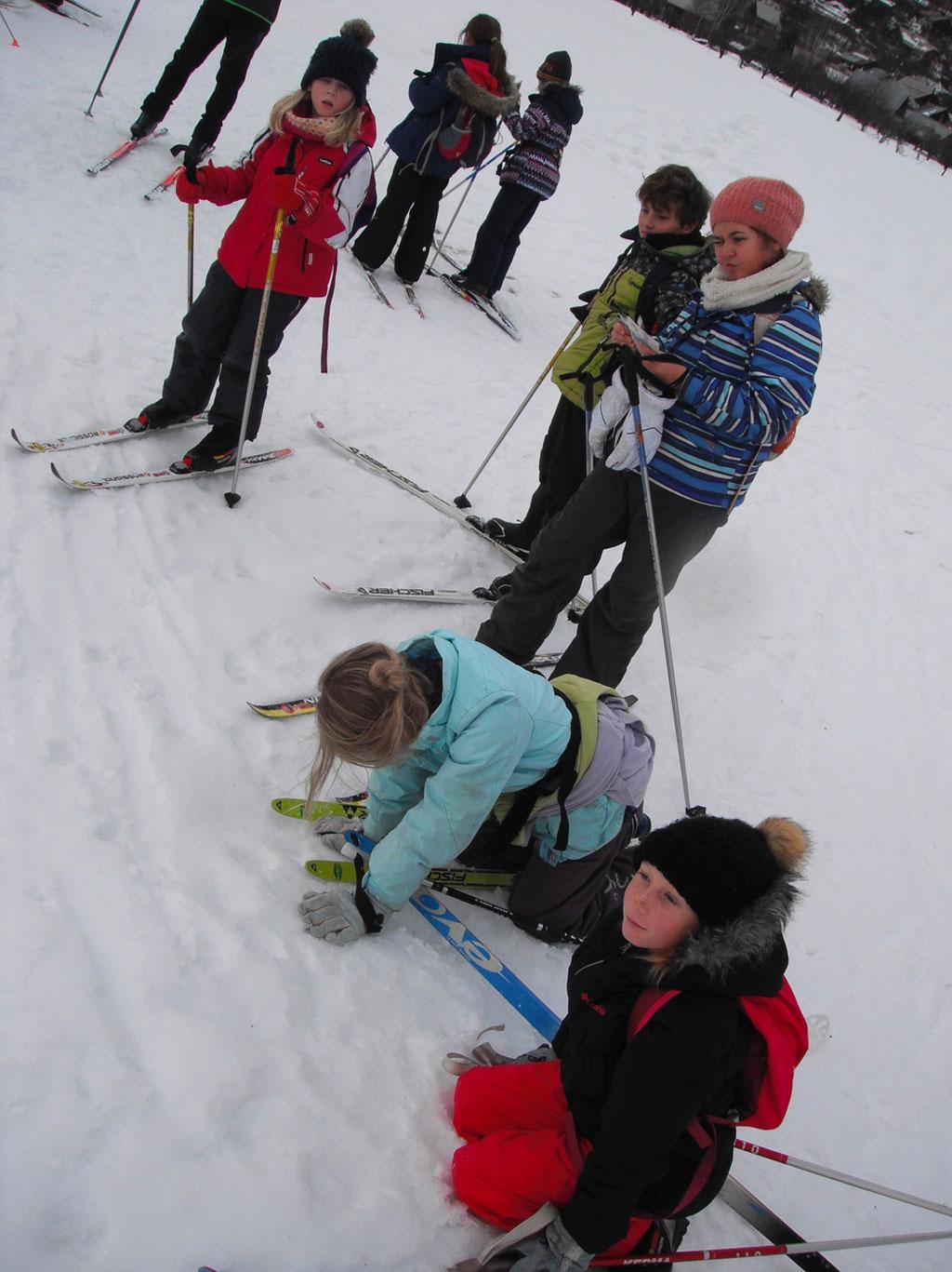 Ecole Pelvoux Vallouise - sortie et restitution traces et indices - projet pédagogique avec le Parc national des Ecrins - 2017-2018