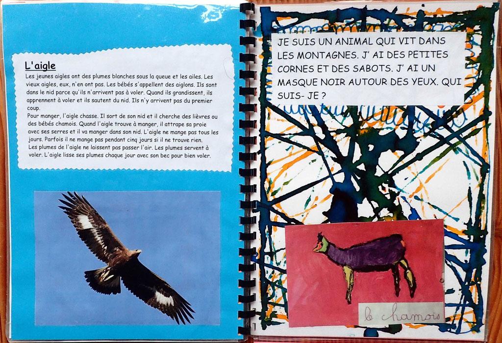 livre maternelle Deux alpes - 6 séances sur les animaux de montagne avec le Parc national des Ecrins - 2017-2018