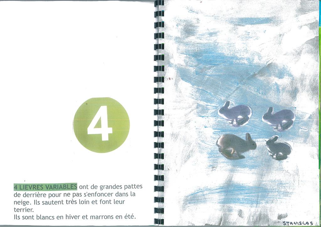 livret compter avec les animaux - maternelles 2 Alpes, avec le Parc national des Ecrins